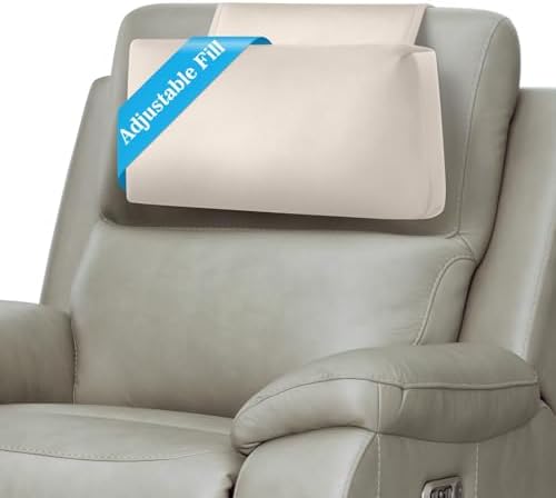 Recliner Headrest Pillow, Adjustable Comfort Neck & Head Support Pillow by AHUAWA