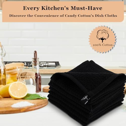 Kitchen Cleaning Dish Wash Cloths Waffle Terry Design Kitchen - Image 2