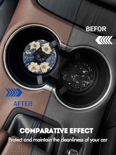 WOCOCN Car Coasters for Cup Holders - Image 4
