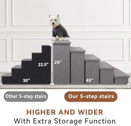 Zerbuger Dog Stairs with Storage - Image 7