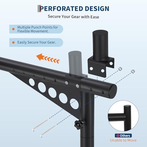 Adjustable Steel Truck Ladder Rack, 1000 Lbs Capacity, Pick-Up Truck Bed Ladder - Image 7