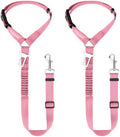 BWOGUE 2 Pack Dog Seat Belt for Car, Elastic Bungee Buffer Safety Seat Belt by BWOGUEPetHome