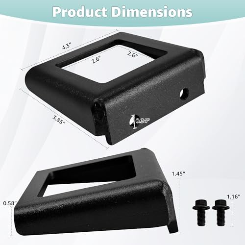 Bolt-On Anti-Rattle Tightener for 2.5" Receiver Hitch, Heavy Duty Quiet Towing - Image 6