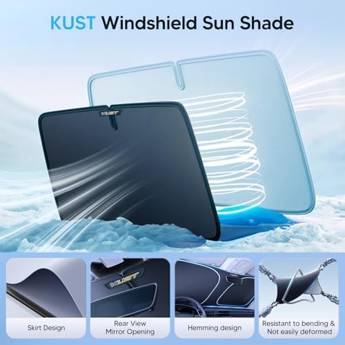 KUST Custom Fit Windshield Sun Shade - Image 4