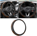 Osilly 15 Inch Carbon Fiber PU Leather Steering Wheel Cover by Osilly
