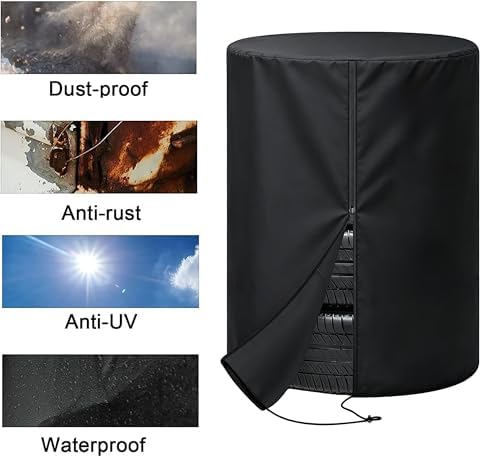 Tire Dust Covers Hold 4 Tires, Heavy Duty Waterproof Fade Resistant Tire - Image 6