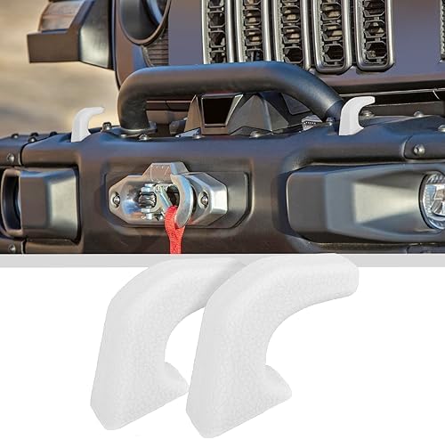 JWWY Tow Hook Protector Cover for Jeep Wrangler JK JL & Gladiator JT 4xe by jwwy