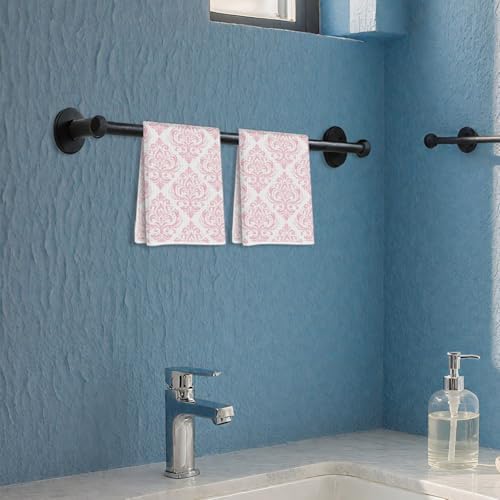 2 Pcs Pink Art Kitchen Towels Decorative Hand Towels - Image 4