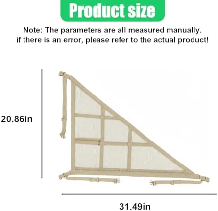 Double-Layer Car Ceiling Cargo Net, 31.49" x 20.86" Auto Roof Mesh Storage - Image 2