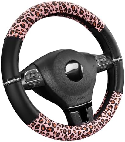 Road Comforts Leopard Steering Wheel Cover - Image 2