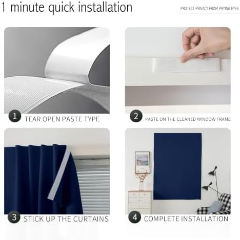 Self Adhesive Portable Blackout Curtains - Image 3