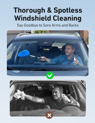 AstroAI 21" Extra-Long Windshield Cleaner Tool & Car Interior Detailing Kit - Image 5