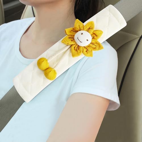Amooca 2 Pack Seat Belt Covers Soft Shoulder Pad by Amooca