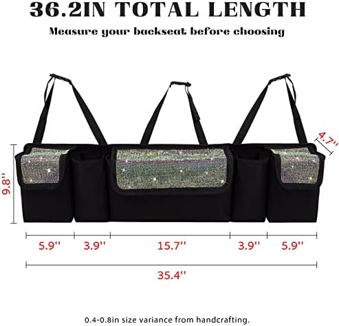 eing Car Trunk Organizer and Storage, Backseat Hanging Organizer - Image 2