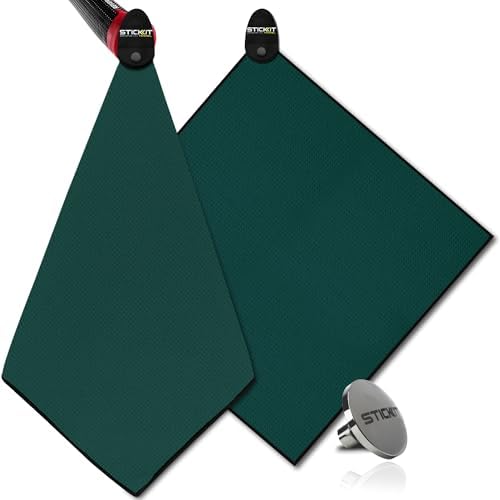 STICKIT Greenside Magnetic Golf Towel by STICKIT