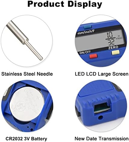 SAFELIFE Digital Tire Tread Depth Gauge, 3 Modes-Fractional Inch, Decimal Inch - Image 3