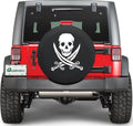 Quadratec Spare Tire Cover, Jolly Roger Distressed Pirate Skull by Quadratec