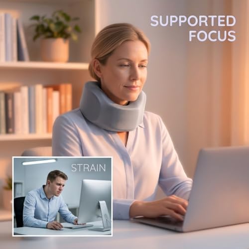 Headrest for Neck Support, 4.0 U-Shape Soft Cervical Collar - Image 4