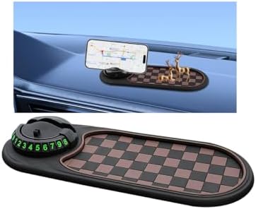 Multifunctional Car Anti-Slip Pad, 3 in 1 Rotatable Non-Slip Vehicle Dashboard by TNAIYH