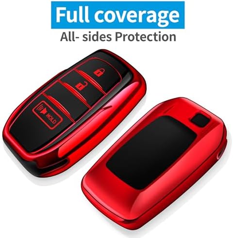 Tukellen for Toyota Key Fob Cover TPU Soft Protective Case for 2022-2026 - Image 3