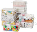 10 PCS Clear Zippered Storage Bags by Remittur
