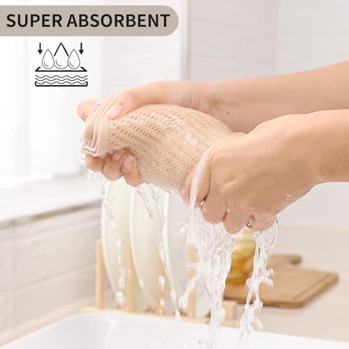 Kitinjoy 100% Cotton Waffle 4-Pack Kitchen Towels - Image 3