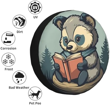 Funny Raccoon Spare Tire Cover Raccoon Wheel Protector - Image 5