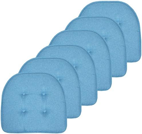 Sweet Home Collection Chair Cushion Memory Foam Pads Tufted Slip Non Skid by SweetHomeCollection