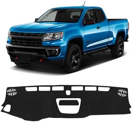 KUST Black Dash Cover for Chevy Chevrolet Colorado 2015-2021 2022 Left Hand by KUST