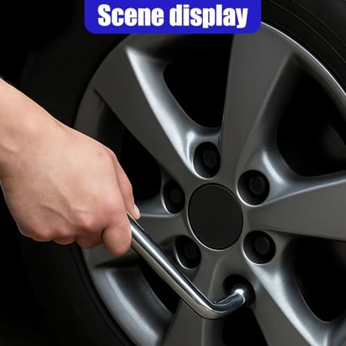 19mm Car Spare Tire Lug Wrench, L-Type Auto Tire Replacement Tool - Image 6