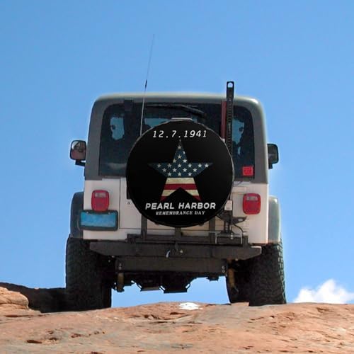 Generic Pearl Harbor Remembrance Day Tire Covers, Dust-Proof Weatherproof Wheel - Image 5
