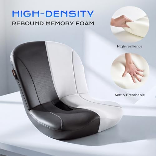 Coverado Car Seat Cushion and Lumbar Support Pillow One Piece, Napa Leather - Image 5