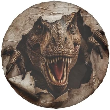 Funny Dinosaur Spare Tire Cover Wheel Protectors Waterproof Wheel Covers - Image 7
