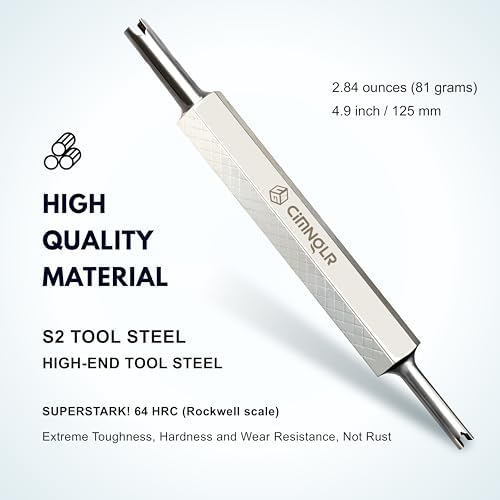 Tire Valve Core & Stem Removal Tool, Schrader Remover - Image 2