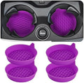 Zpana 4PCS Car Cup Holder Coasters, Silicone Non-Slip Vehicle Cup Recessed Mats by Zpana