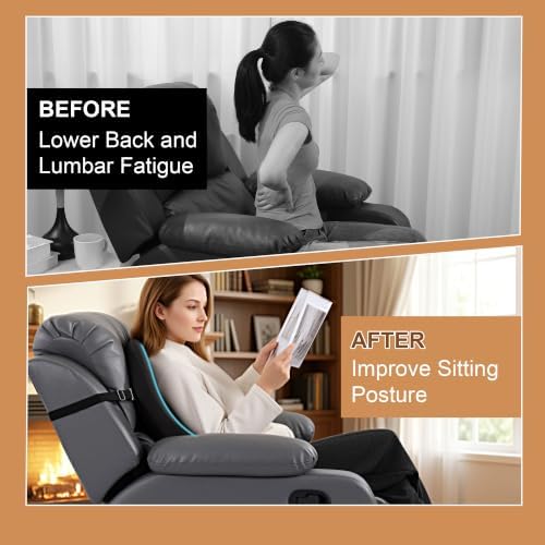 HOMBYS Extra Long Lumbar Support Pillow - Image 6
