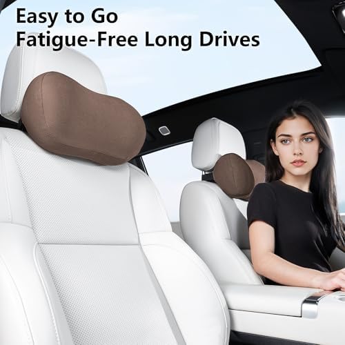 Car Neck Pillow Seat Ergonomic Design Memory Foam, 1 Pack - Image 6