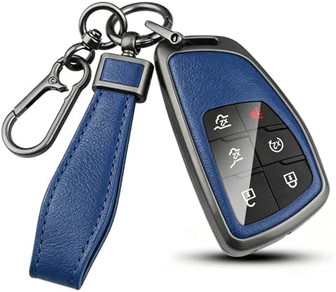 for Chevy Key Fob Cover PU Leather by HEKBRYN