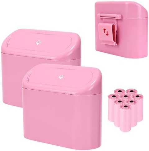 Ginsco 2 Pack Mini Car Trash Can by Ginsco