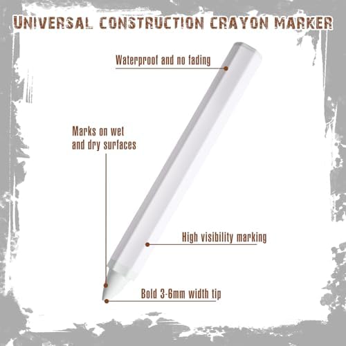 MotiMind 60 Pcs Industrial Lumber Crayons Bulk Wax Tire Marker Construction - Image 6