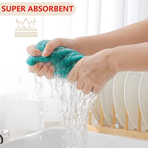 Homaxy 100% Cotton Waffle Weave Kitchen Dish Towels 12-Pack - Image 3