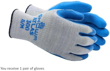 SHOWA Atlas 300 Original 1994 Crinkle Grip Work Gloves, - Image 3