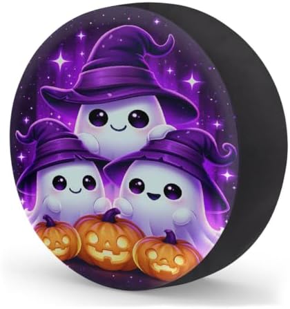 Halloween Spare Tire Cover Waterproof Dust-Proof Spare Wheel Covers - Image 2