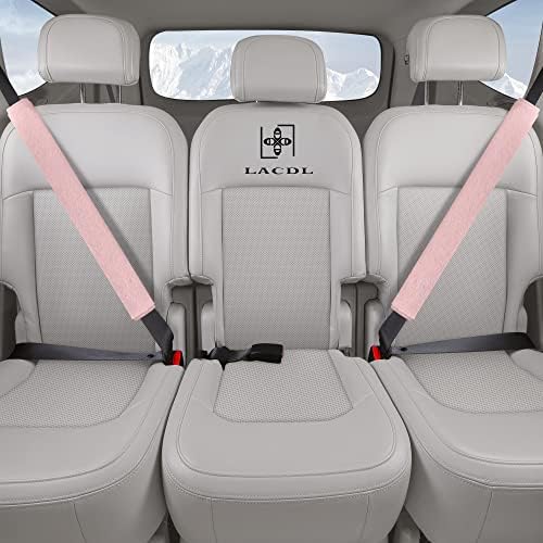 LACDL Extra Long Seatbelt Cover Super Soft Furry - Image 2