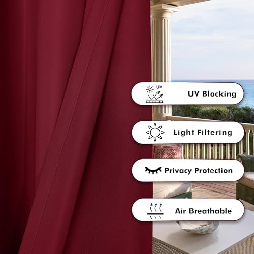 BONZER Waterproof Indoor/Outdoor Curtains - Image 3