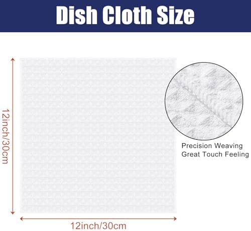 Homaxy Microfiber Waffle Weave Kitchen Dish Cloths - Image 3