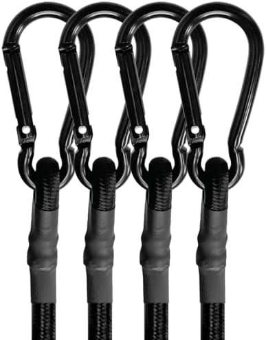 BEXSLE 80in 4 Pcs Bungee Cords by BEXSLE