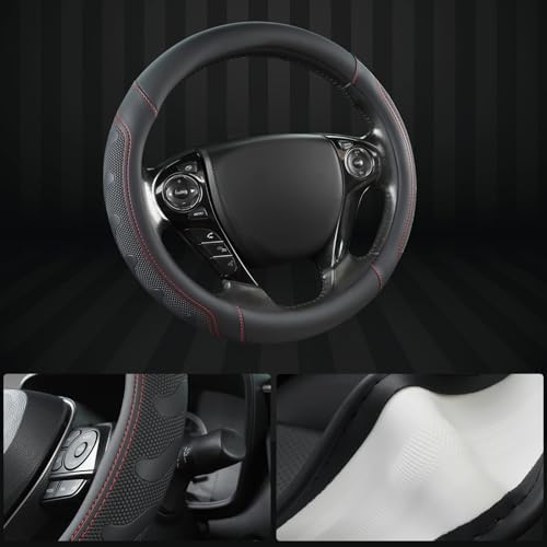 GIANT PANDA Microfiber Leather Steering Wheel Cover - Image 4