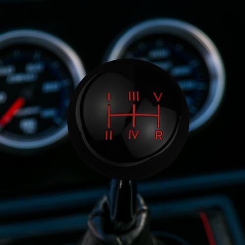 Abfer 5 Speed Shift Knob Upper Left Gear Shift Knobs Black Ball Shaped - Image 2