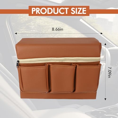 wuyaoyao Leather Car Window Armrest Storage Box - Image 2
